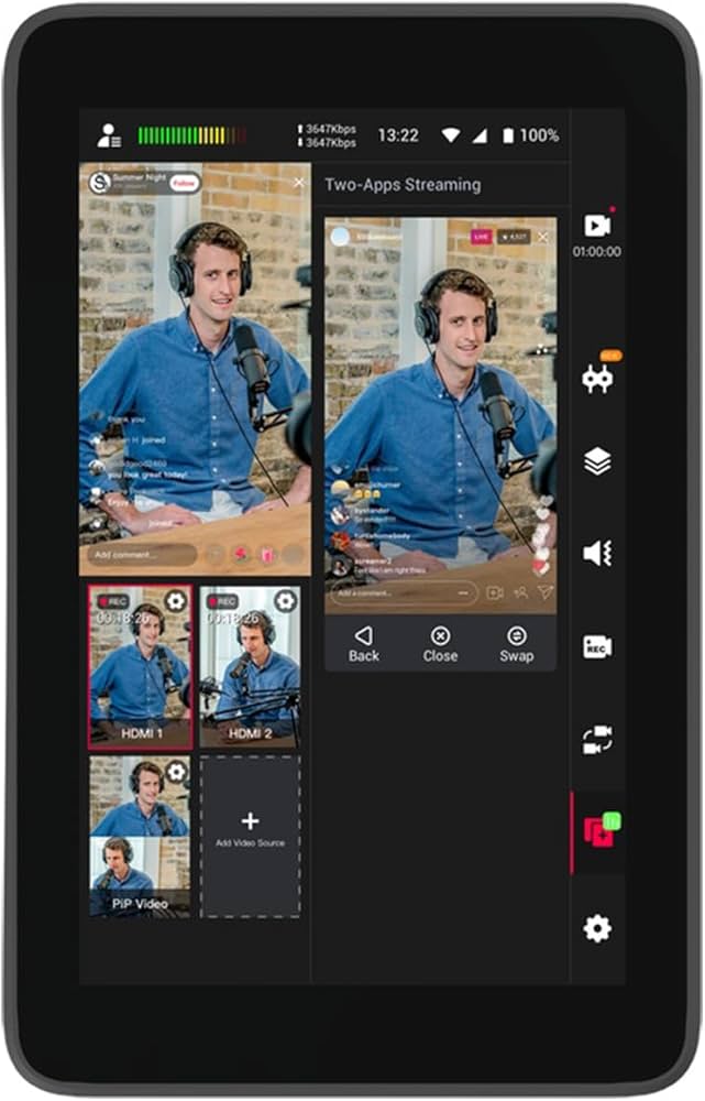 Amazon.com: YoloLiv YoloBox Ultra Portable Multi-Camera Encoder